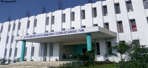 GH Raisoni Societys College Of Engineering And Management Pune Contact