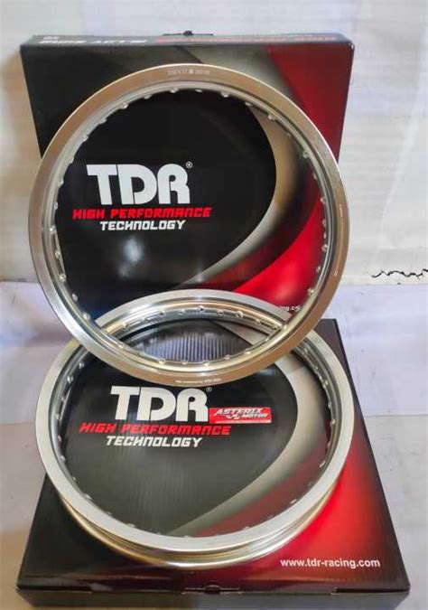 Velg Pelek Motor Tdr Wx Kotak Warna Silver Ring X