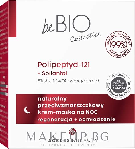 Нощна крем маска за лице BeBio Ageless Beauty Makeup bg