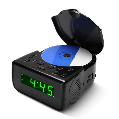 The Cd Playing Clock Radio Hammacher Schlemmer