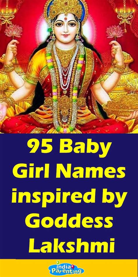 Baby Girl Names Inspired By Goddess Lakshmi With Meaning Baby Girl