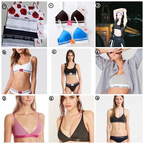 Calvin Klein Ck One Underwear Lined Bralette Blackpink Jennie Lisa Modern Cotton Lightly Lined