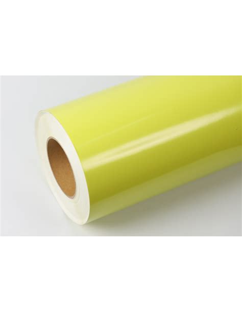 Vinilo Mccal Serie Amarillo Limon Brillante Ancho Cm