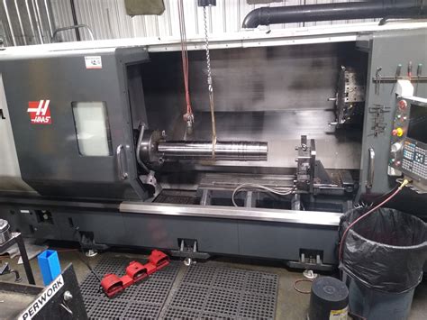 Haas St 45l Cnc Lathe 2015 Steady Rest Tail Stock Chip Conveyor