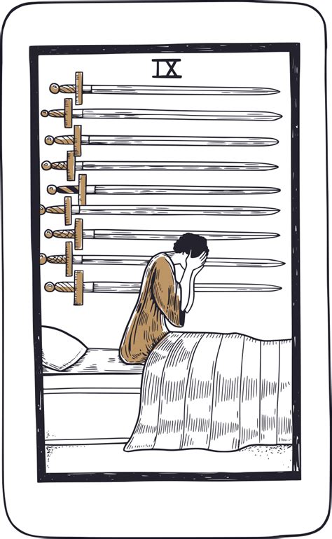 Nine Of Swords Tarot Card Meanings - Upright and Reversed