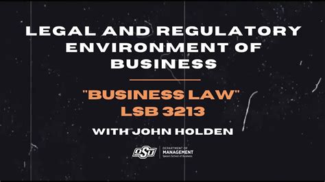 Legal And Regulatory Environment Of Business Covering Business Law