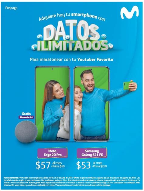 Oferta De Smartphones Pospago En Movistar El Salvador Julio