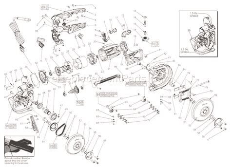 Milwaukee Portable Band Saw Parts List