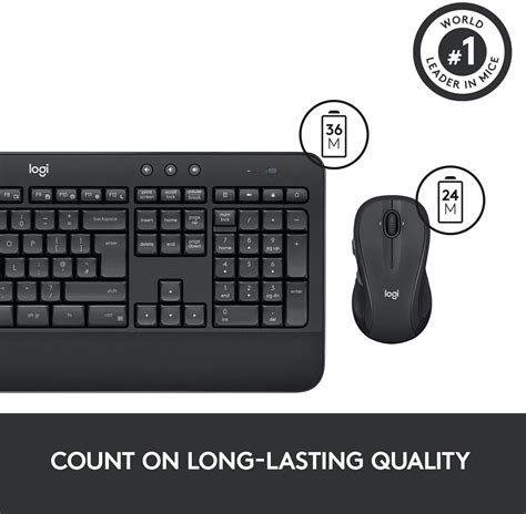 Logitech Mk545 Advanced Wireless Combo Keyboard And Mouse 920 008696