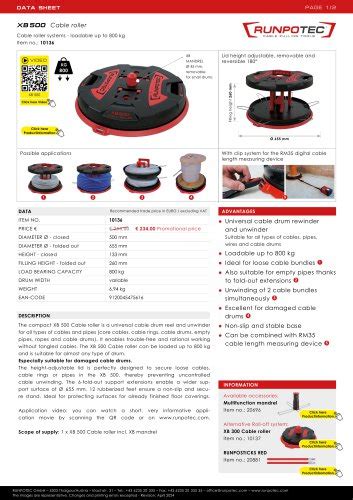 Product Catalog 2024 Runpotec GmbH PDF Catalogs Technical