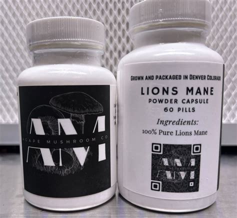 Mushrooms Lion S Mane Capsule 30 Pills