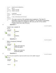 Hsa Quiz Chp And Docx Course Test Started Submitte D Status