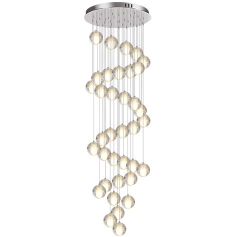 Buy Crystal Chandelier Modern Pendant Light Led Raindrop Ceiling Light