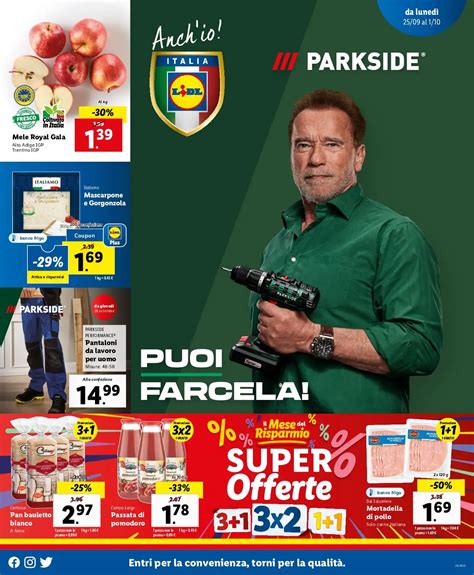 Volantino Lidl Offerte Settimanali Fino Al 1 10 Dal 25 09 2023