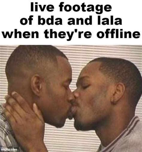 Image Tagged In Blank White Template 2 Gay Black Mens Kissing Imgflip