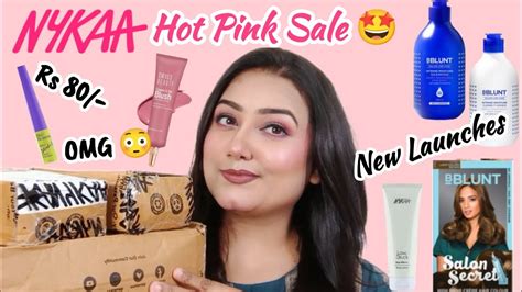 Nykaa Hot Pink Sale Nykaa Haul Skincare Makeup Haircare Much