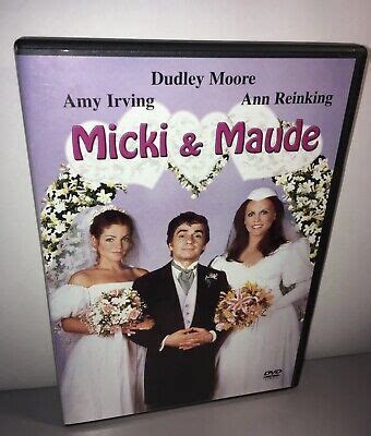 Micki And Maude Dvd Dudley Moore Amy Irving Very Rare Oop