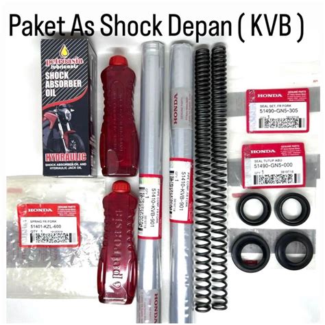 Jual Paket As Shock Depan Kvb Buat Motor Beat Karbu Vario Karbu