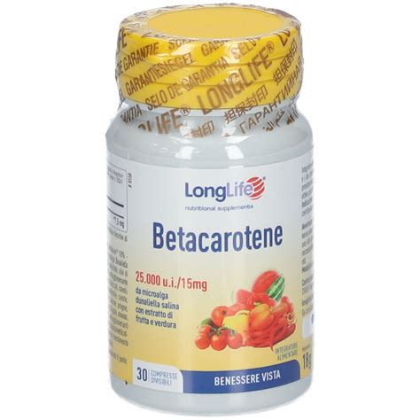 LongLife Betacarotene 25 000 18 G Redcare