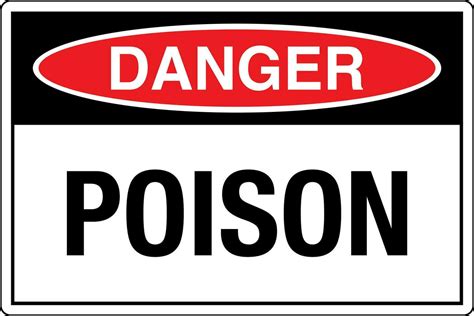 Osha Safety Signs Marking Label Standards Danger Warning Caution Notice Poison 32465851 Vector