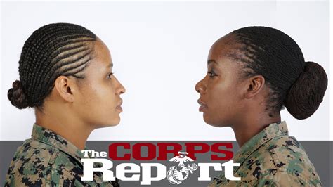 Two New Hairstyles Authorized For Female Marines Youtube