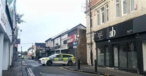 Emergency Services Battle Overnight Fire In Caerphilly Town Centre