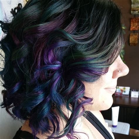 How To Create Oil Slick Hair Oil Slick Hair Color Diy