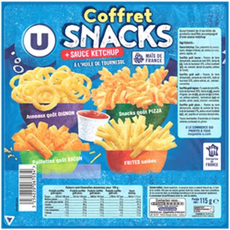 Coffret Snacks Et Sauce Ketchup U G La Belle Vie Courses En