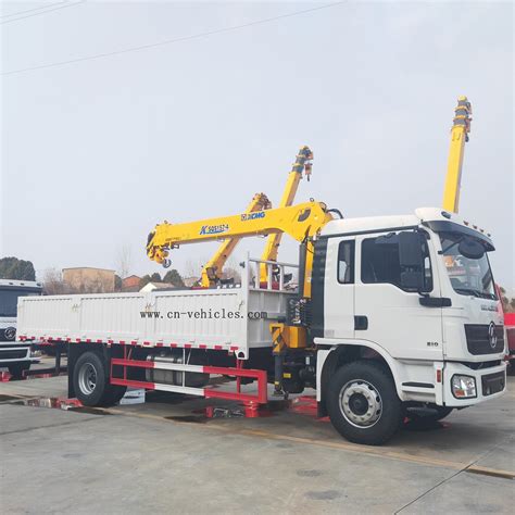 Shacman L Hp Lhd Mobile Truck Ton Crane For Construction