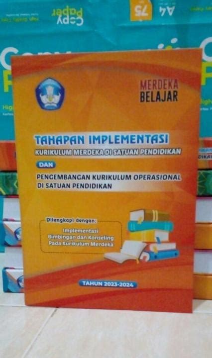 Buku Tahapan Implementasi Kurikulum Merdeka Pada Satuan Pendidikan Untuk Sd Smp Sma Lazada