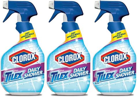 Clorox Tilex Cleaning Spray Daily Shower Bleach Free 32 Oz 3 Pack