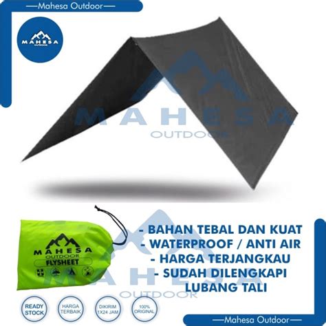 Jual Kit Flysheet Mahesa Outdoor Wp Tarptent Atap Alas Tenda Terpal