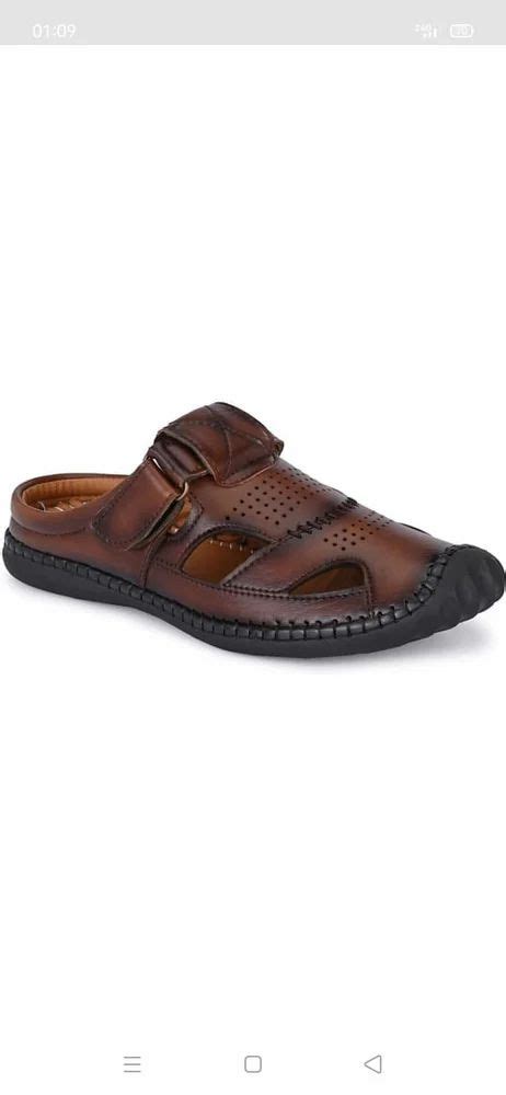 Synthetic Leather Velcro Sandal Mens Sandals Ethnic Wear At Rs 390pair In Agra