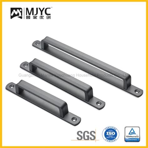 Aluminum Alloy Sliding Door Handle Black White Long Pulls For Kitchen Cabinet Kitchen Door