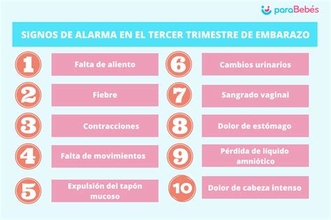 Signos Y S Ntomas De Alarma En El Tercer Trimestre De Embarazo Pasion