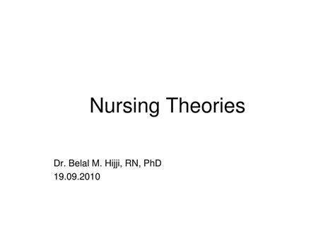 Ppt Nursing Theories Powerpoint Presentation Id471141