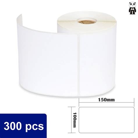 Jual Stiker Label Barcode Thermal 100x150mm 300pcs A6 Thermal Labels Di