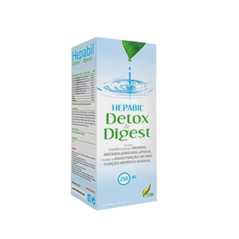 Hepabil Detox And Digest 250ml Chi Ervanária Maringá Suplementos Naturais