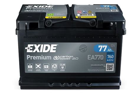 EXIDE Premium EA770 77Ah 760A EN Akumuliatorius Modelis EA770 L3