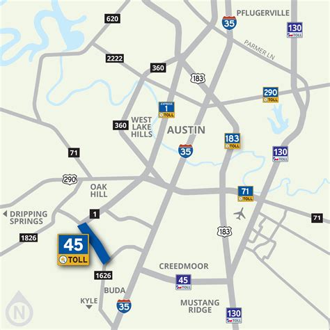 map of toll roads in austin texas 2