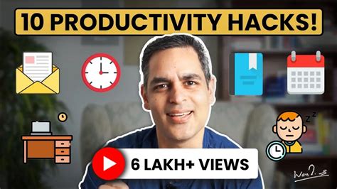 Top Productivity Hacks I Use Control Your Time Ankur Warikoo