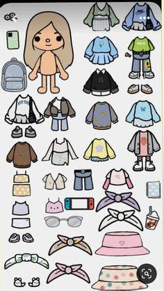 44 Toca Boca Doodles Ideas Paper Dolls Clothing Paper Dolls Paper