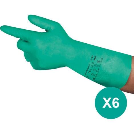 Paires Gants De Protection Chimique Nitrile Pr Paration