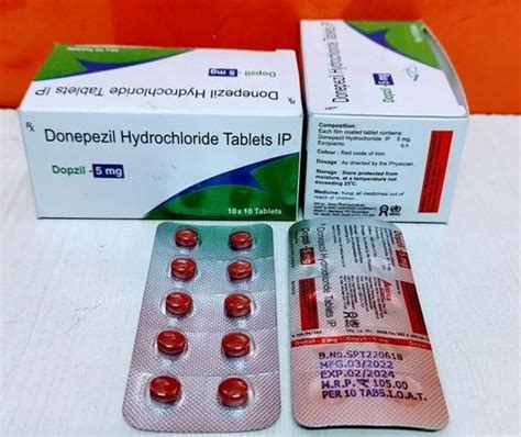 Donepezil Hydrochloride Mg Tablets At Rs Stripe Donepezil