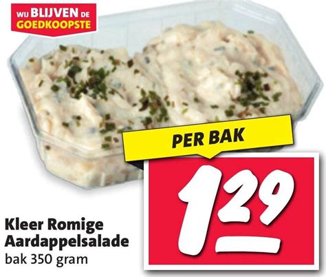 Kleer Romige Aardappelsalade 350g Aanbieding Bij Nettorama