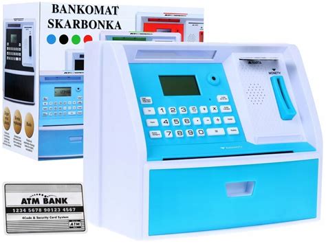 Bankomat Skarbonka Dla Dzieci Karta Kod Pin Nowo