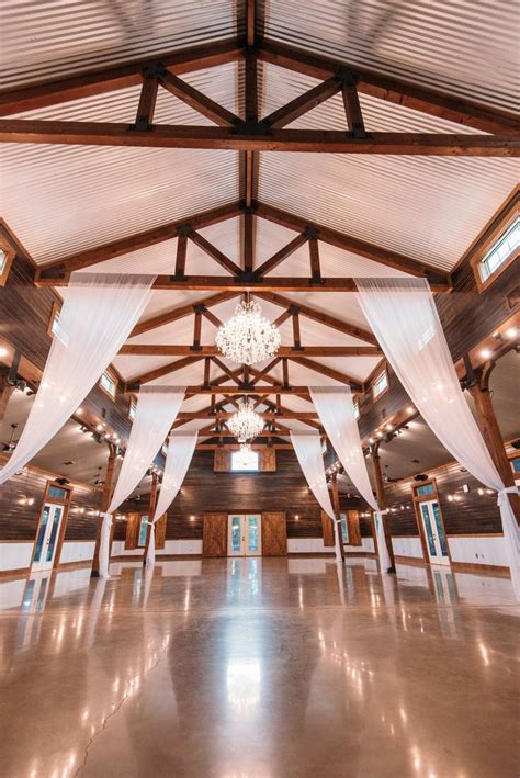 Reception Barn Peach Creek Ranch Wedding Venues Texas Houston