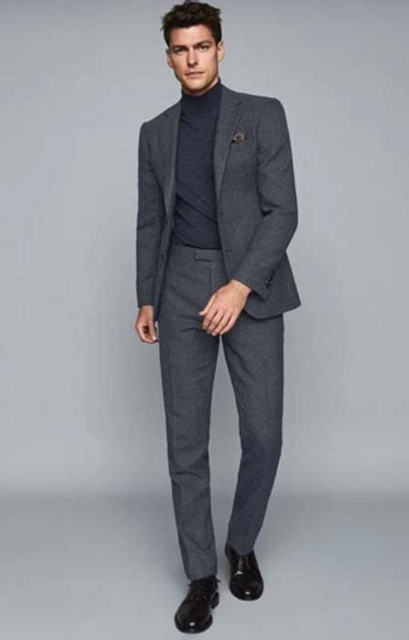 Turtleneck Suit Turtleneck Prom Suit Many Colors 99