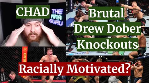 Mma Guru Reacting To Brutal Drew Dober Knockouts Compilation Youtube