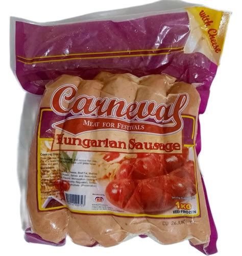 Mjb Carneval Hungarian Sausage With Cheese Kg Lazada Ph